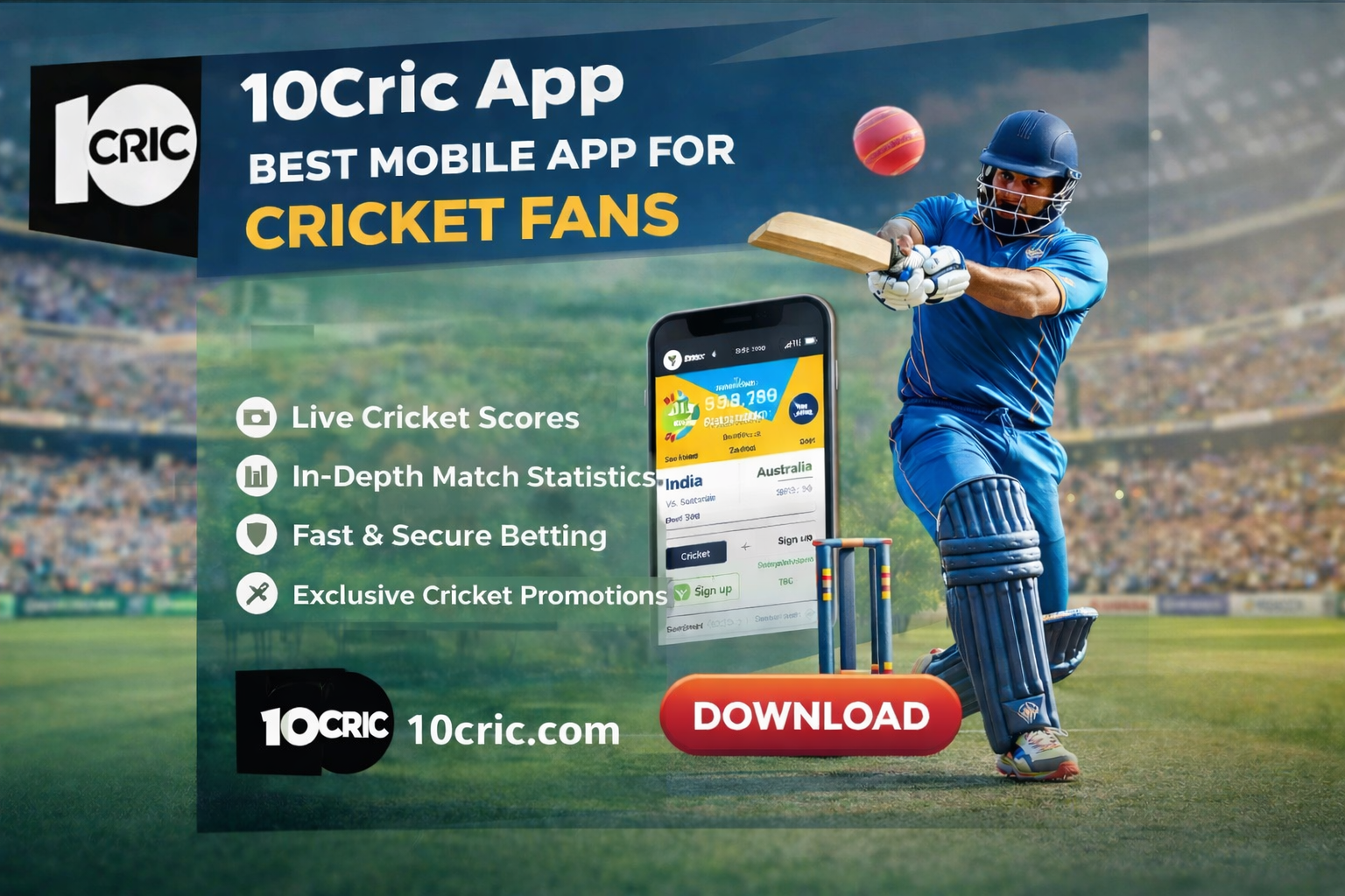 10Cric App Best Mobile App for Cricket Fans