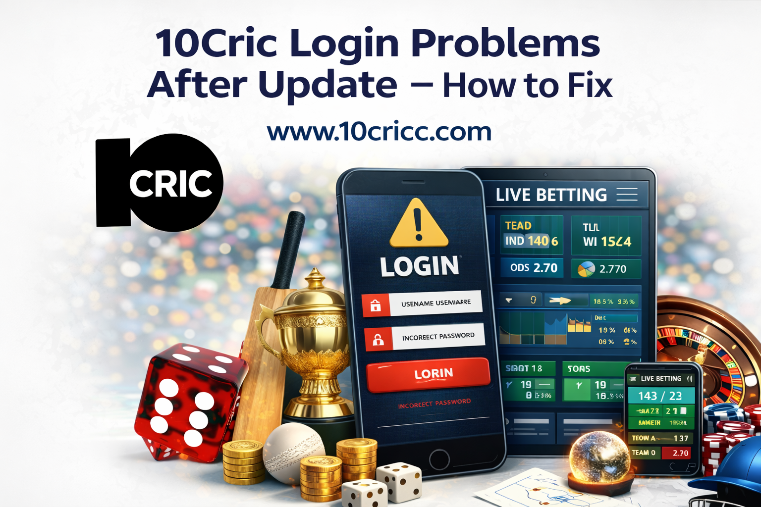 10Cric Login Problems After Update – How to Fix