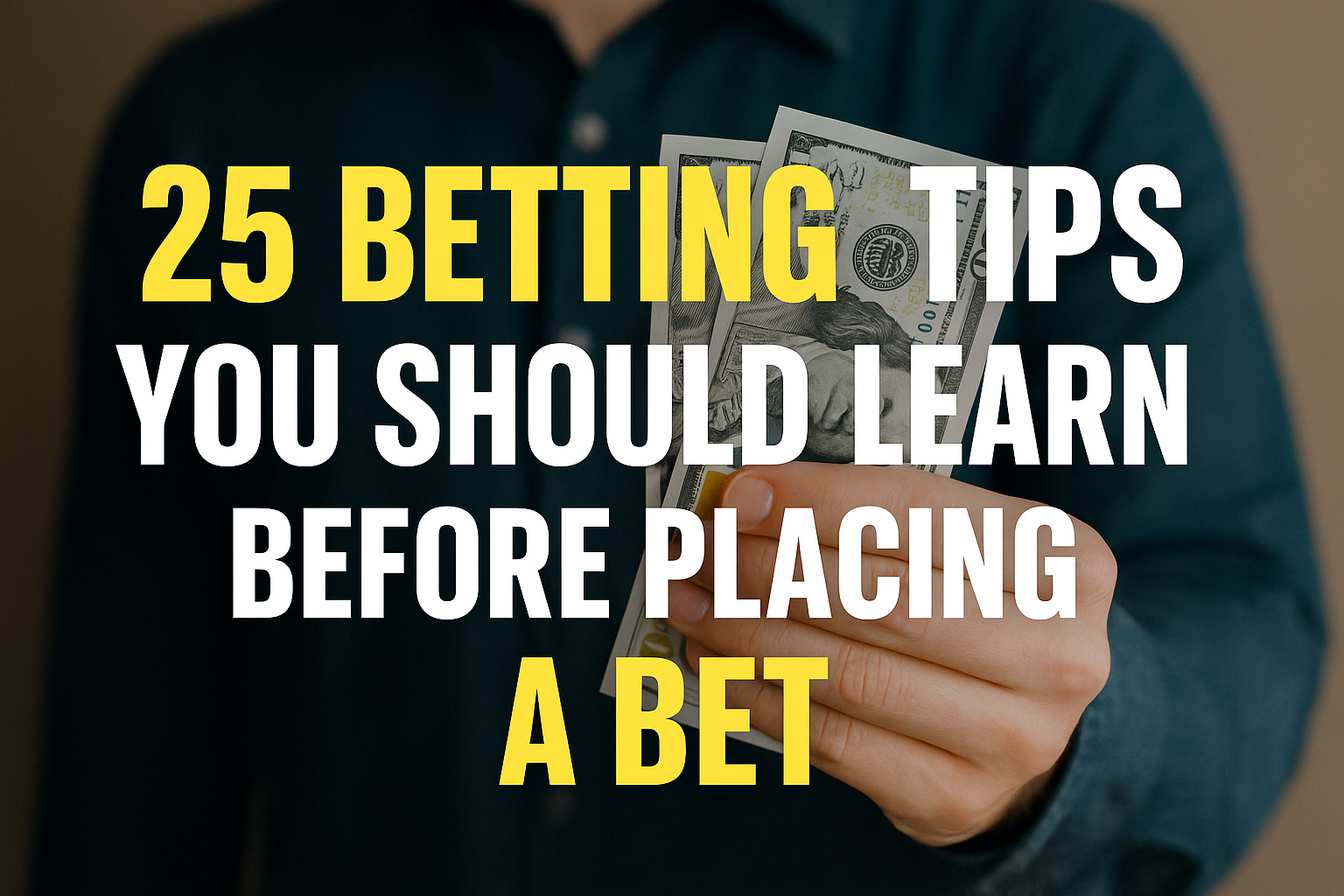 25 Betting Tips You Should Learn Before Placing a Bet