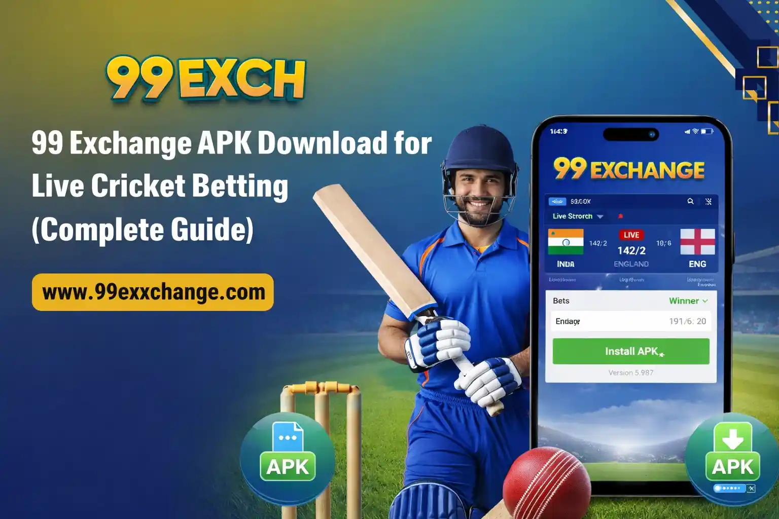 99 Exchange APK Download for Live Cricket Betting