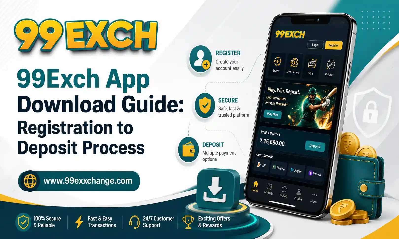 99Exch App Download Guide: Registration to Deposit Process