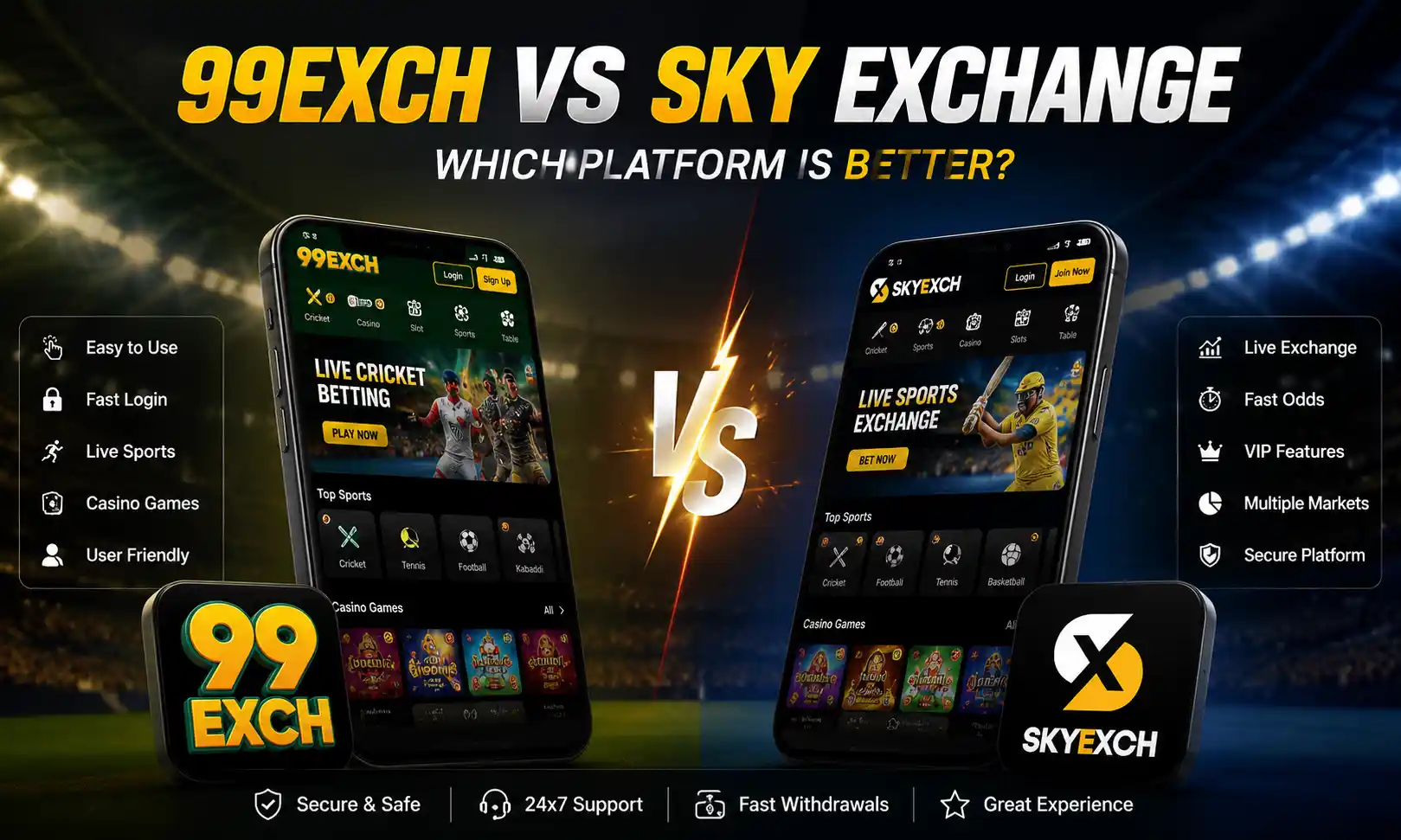 99Exch vs Sky Exchange – Which Platform Is Better?