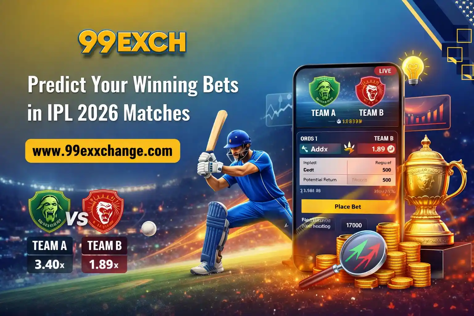 99Exchange - Predict Your Winning Bets in IPL 2026 Matches