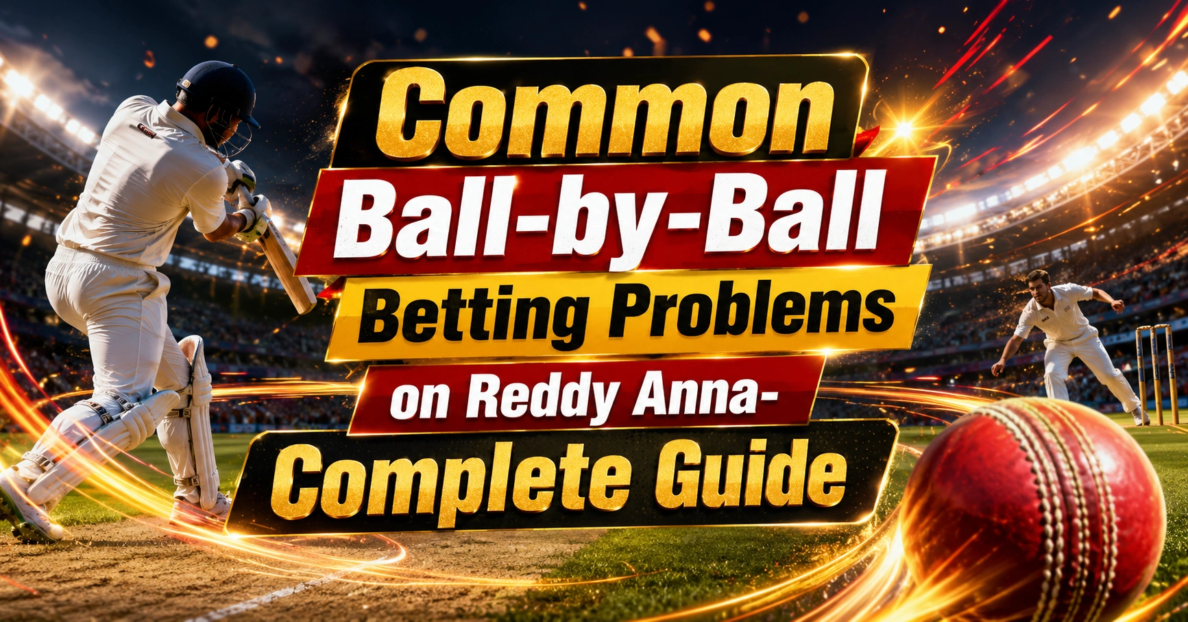 Common Ball-by-Ball Betting Problems on Reddy Anna- Complete Guide