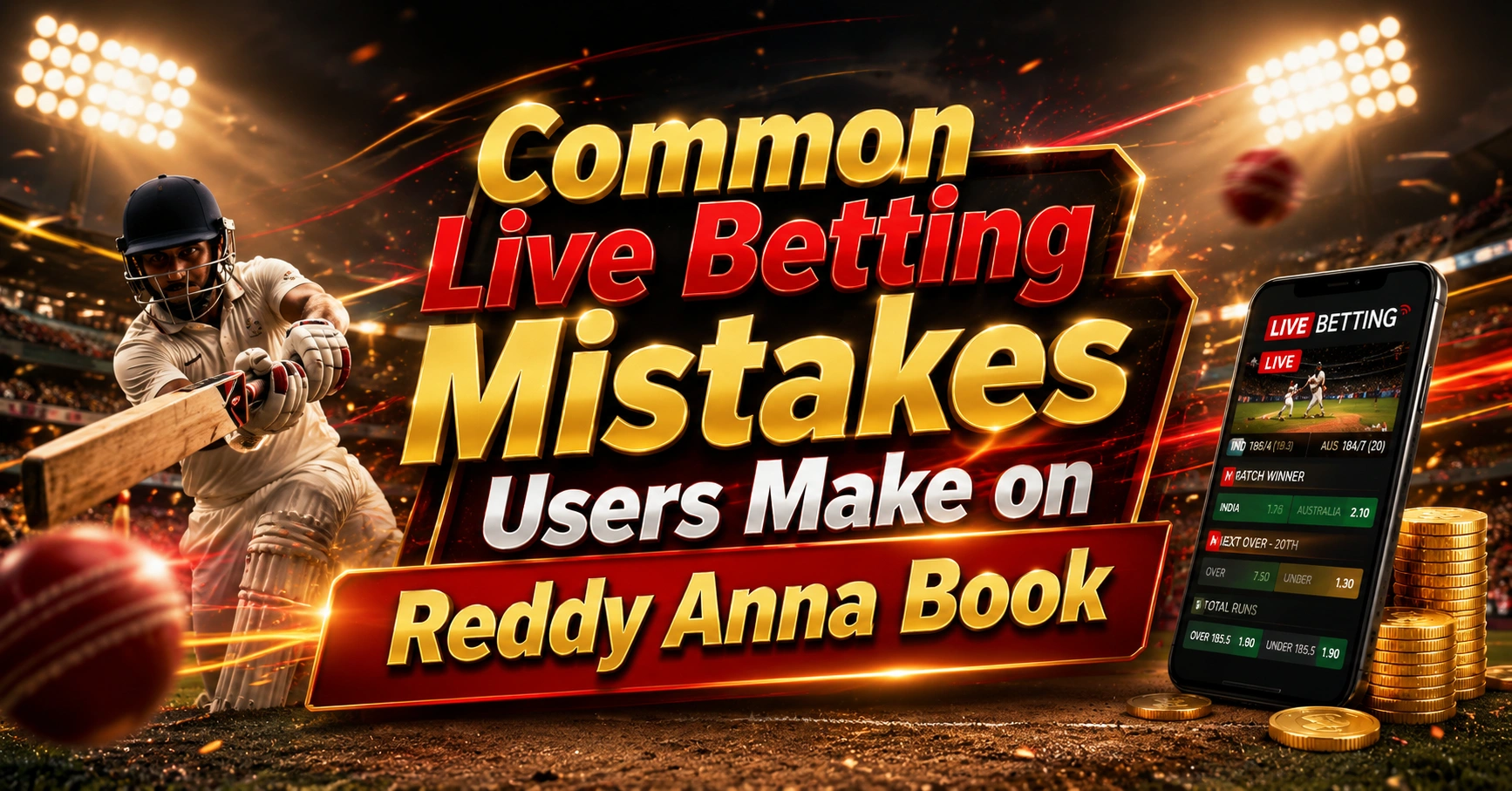 Common Live Betting Mistakes Users Make on Reddy Anna Book