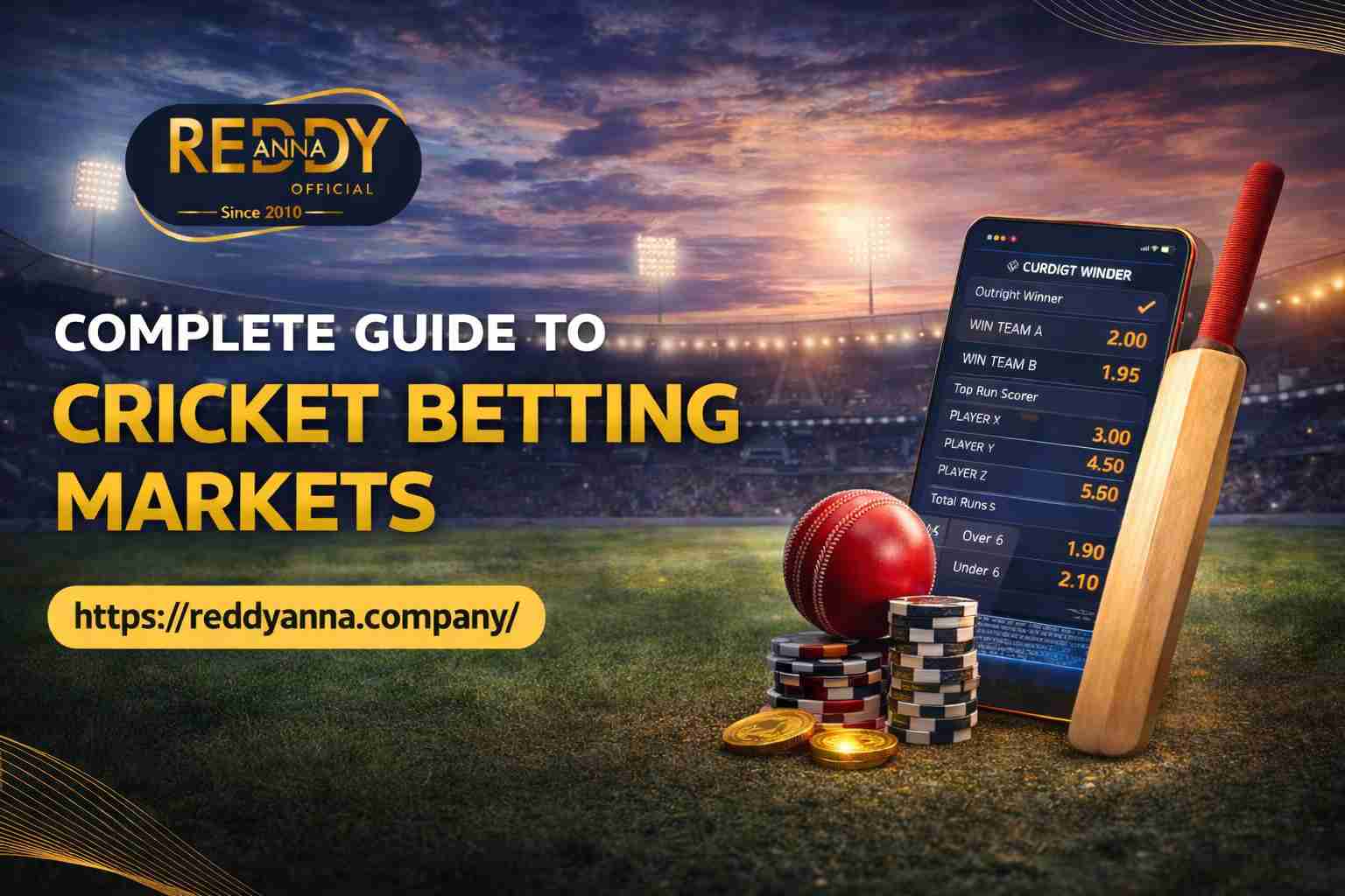 Complete Guide to Cricket Betting Markets