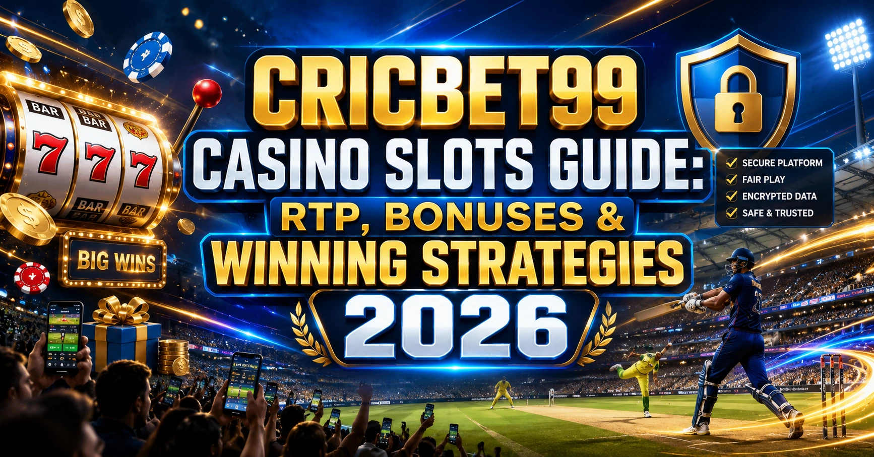 Cricbet99 Casino Slots Guide: RTP, Bonuses & Winning Strategies 2026