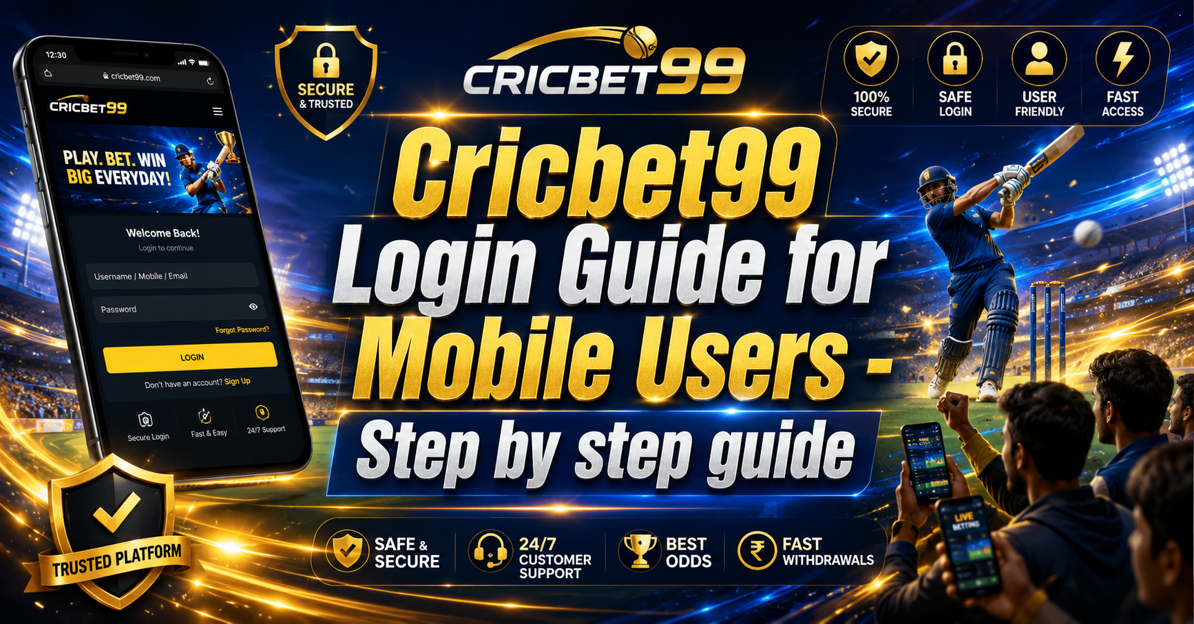Cricbet99 Login Guide for Mobile Users - Step by step guide