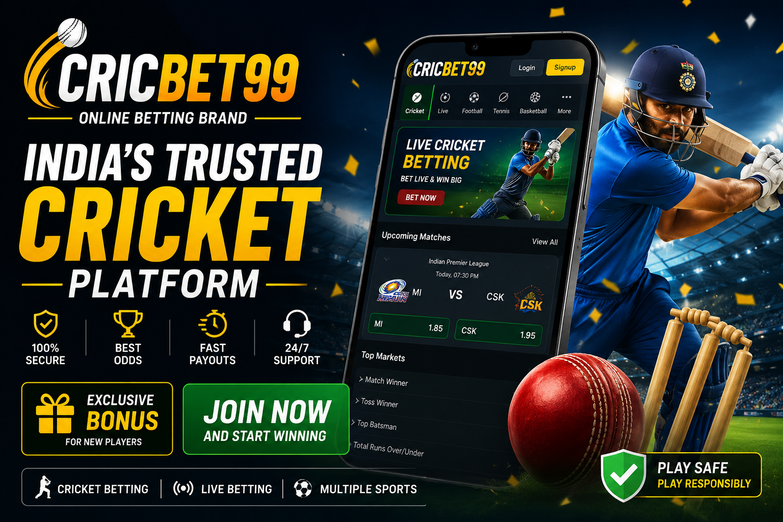 Cricbet99 Online Betting Brand – India’s Trusted Cricket Platform