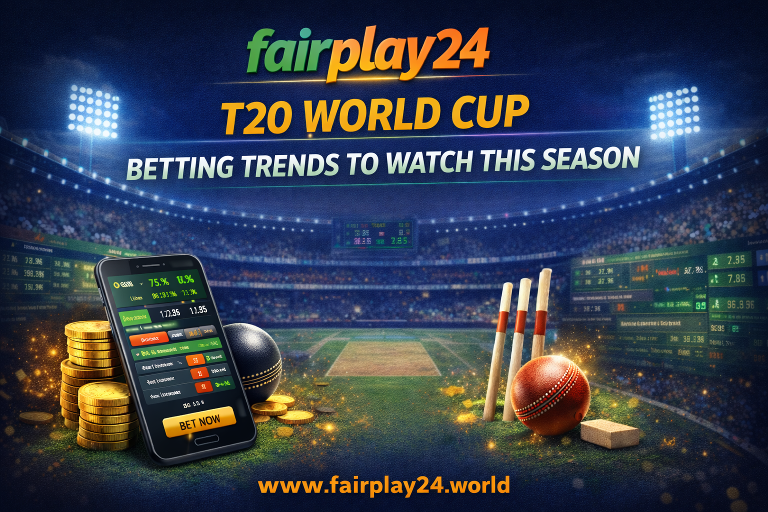 Fairplay24 Guide: T20 World Cup Betting Trends to Watch This Season