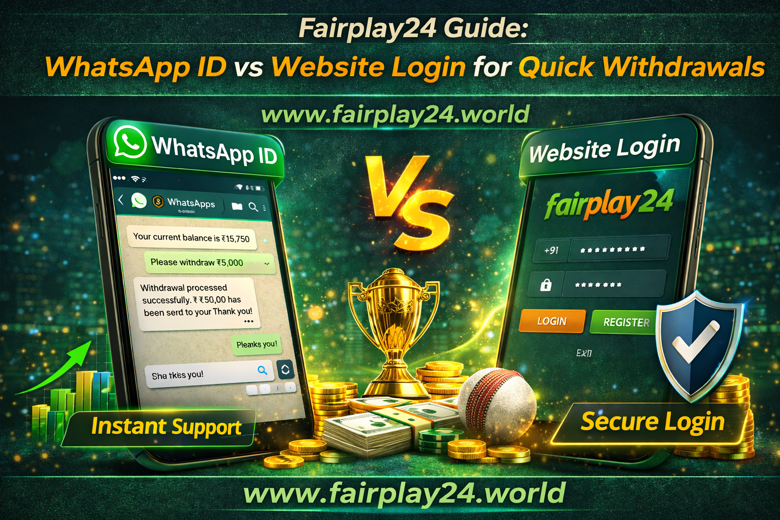 Fairplay24 Guide: WhatsApp ID vs Website Login for Quick Withdrawals