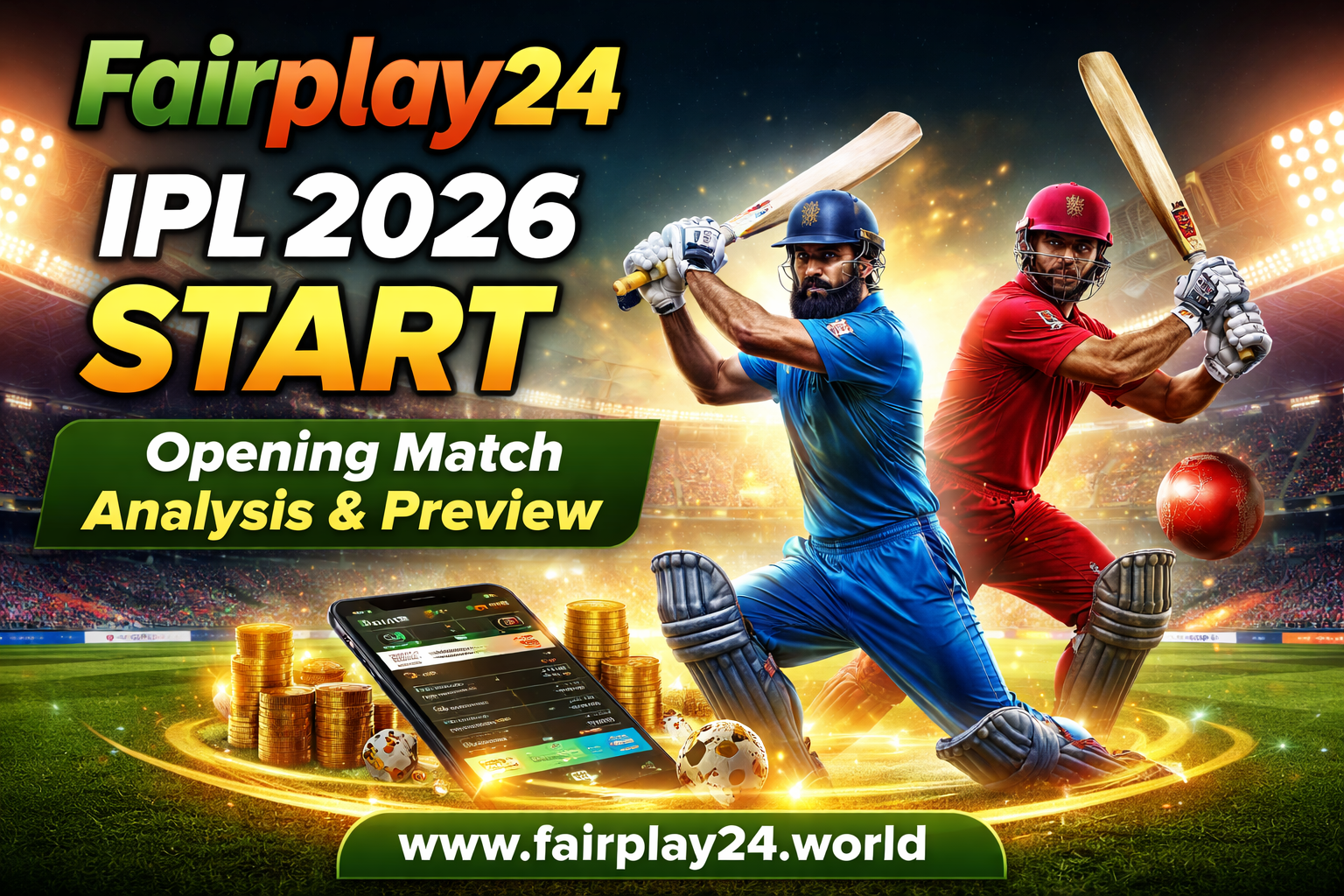 Fairplay24 IPL 2026 Start: Opening Match Analysis & Preview