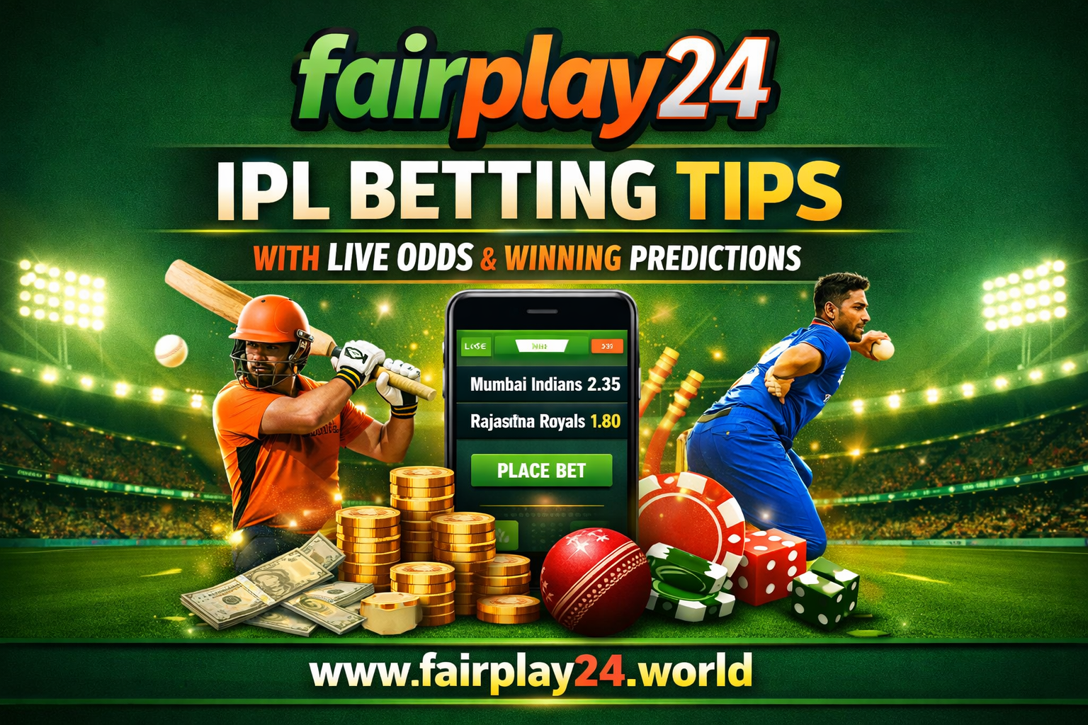Fairplay24 IPL Betting Tips with Live Odds & Winning Predictions