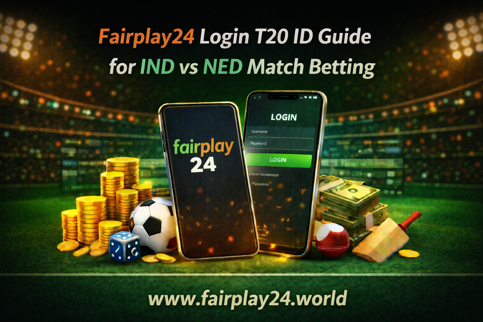 Fairplay24 Login T20 ID Guide for IND vs NED Match Betting