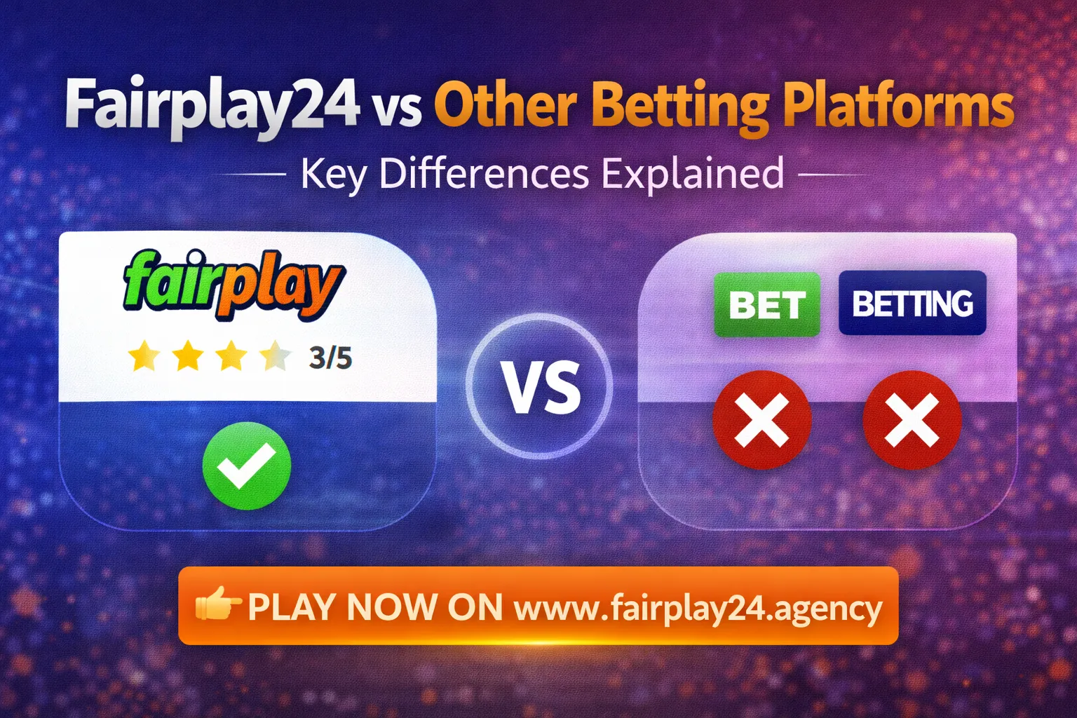 Fairplay24 vs Other Betting Platforms: What Sets the Platform Apart in Today’s Competitive Market