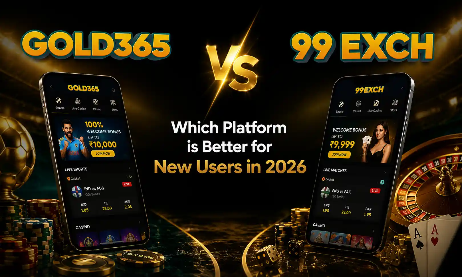 Gold365 vs 99Exch: Which Platform is Better for New Users in 2026
