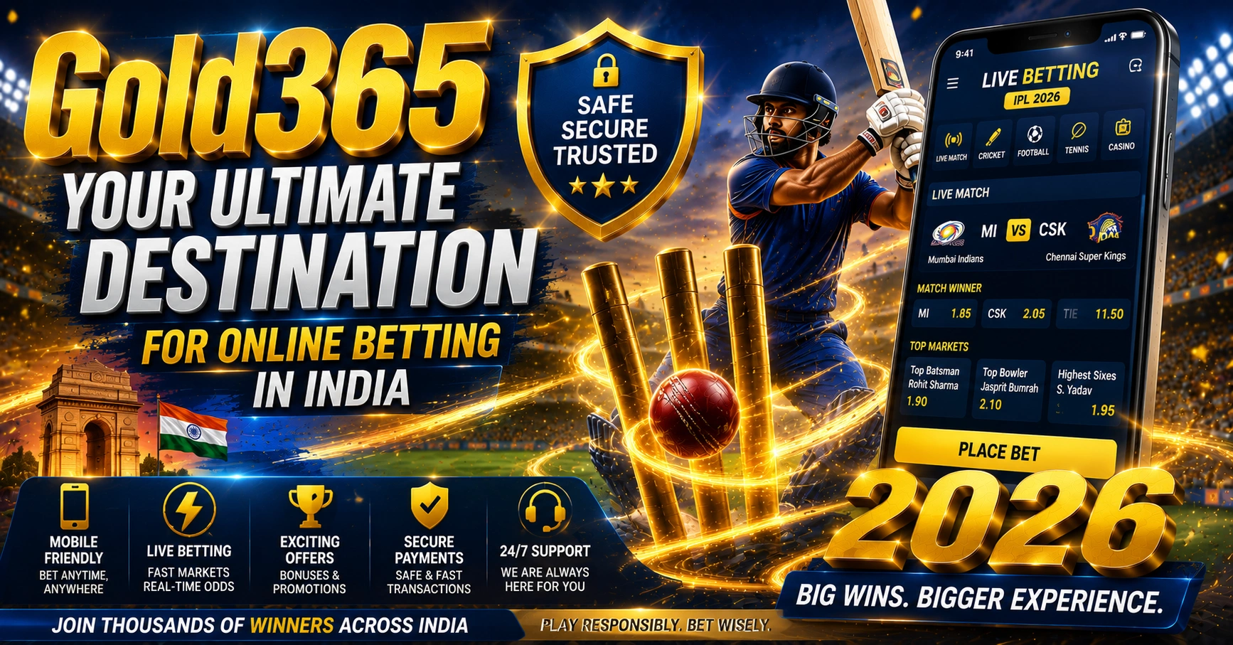 Gold365 Your Ultimate Destination for Online Betting in India