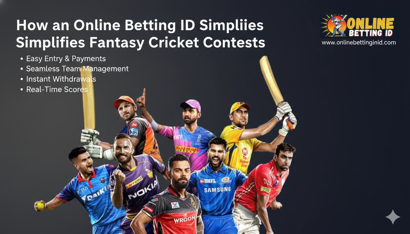 How an Online Betting ID Simplifies Fantasy Cricket Contests