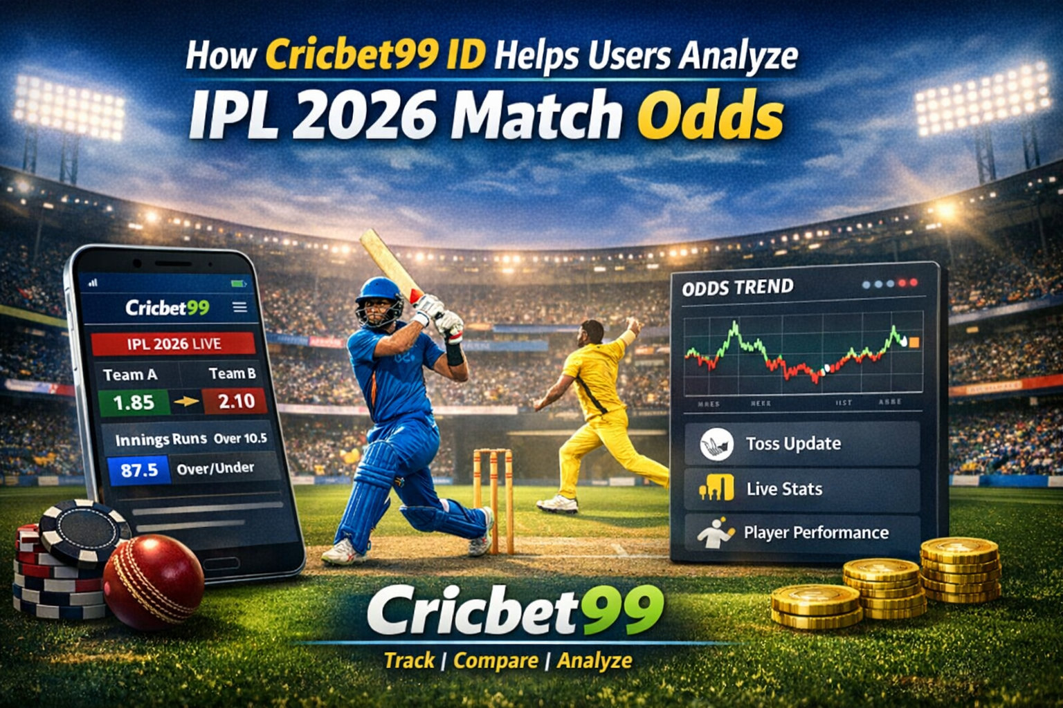 How Cricbet99 ID Helps Users Analyze IPL 2026 Match Odds