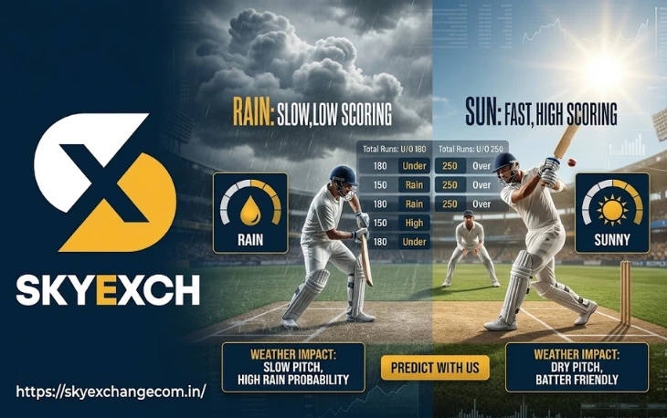 How Does Weather Affect Cricket Predictions on Sky Exchange?