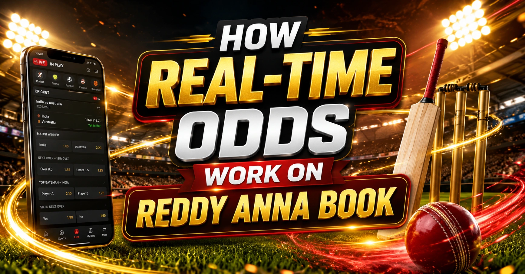How Real-Time Odds Work on Reddy Anna Book