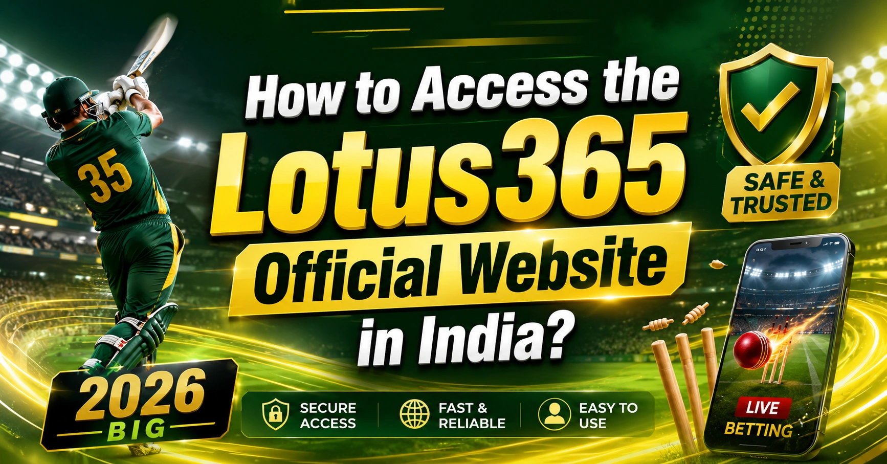 How to Access the Lotus365 Official Website in India?