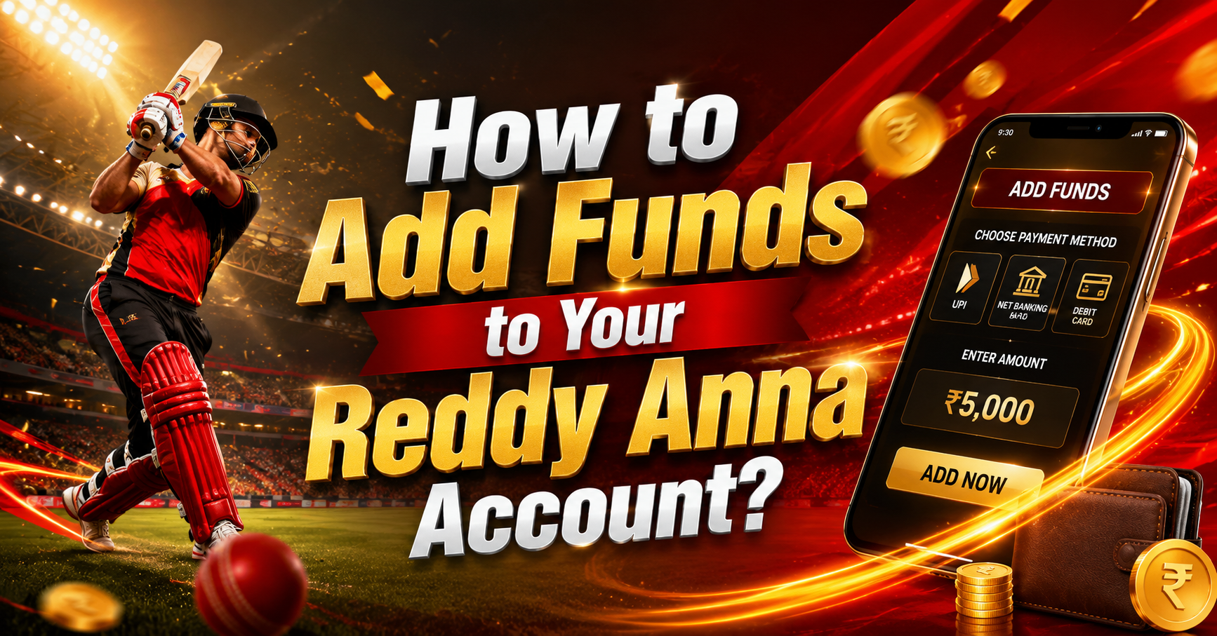 How to Add Funds to Your Reddy Anna Account?