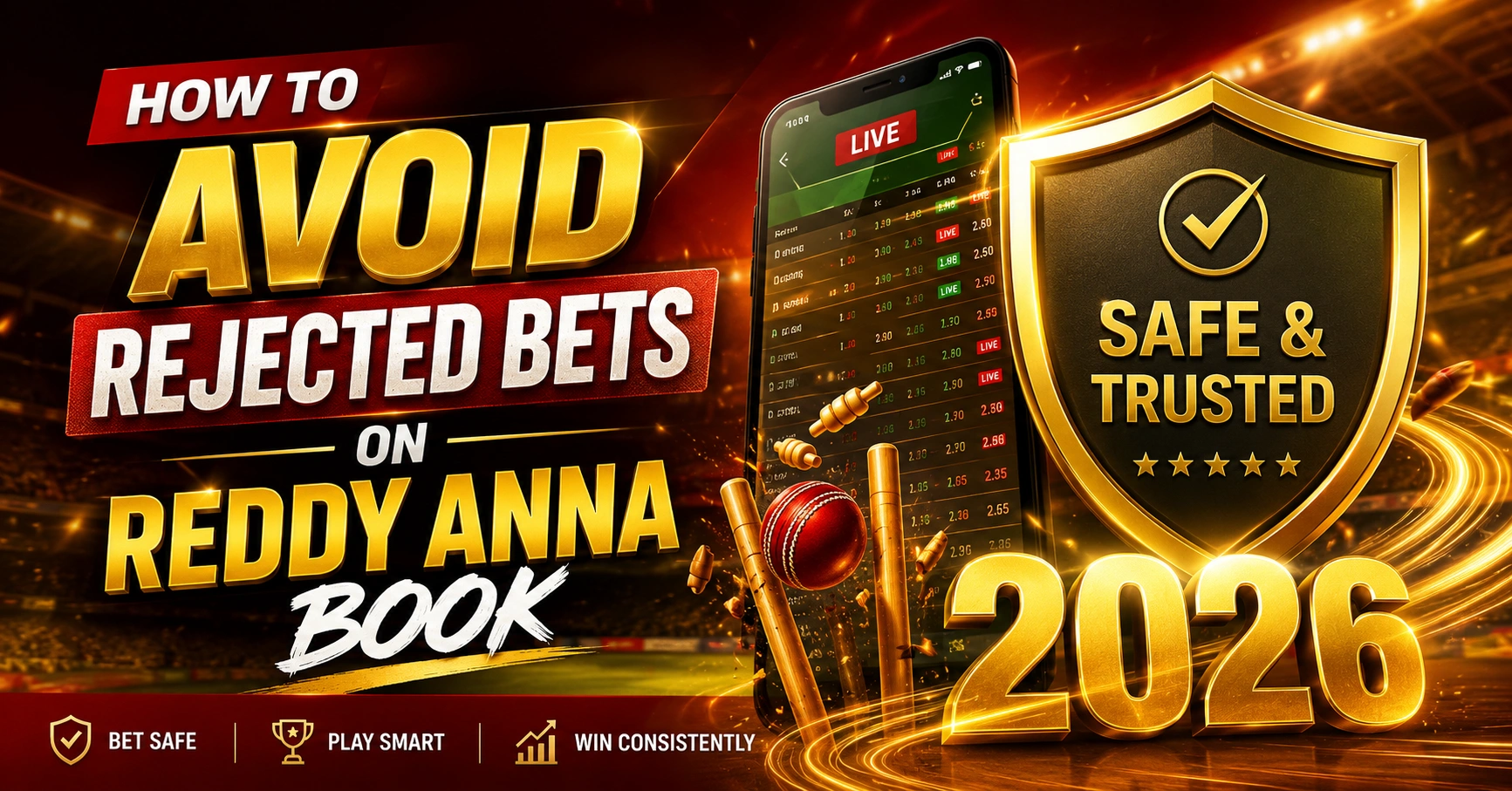 How to Avoid Rejected Bets on Reddy Anna Book