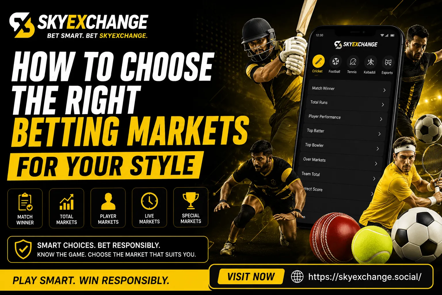 How to Choose the Right Betting Markets: A Practical Sky Exchange Guide