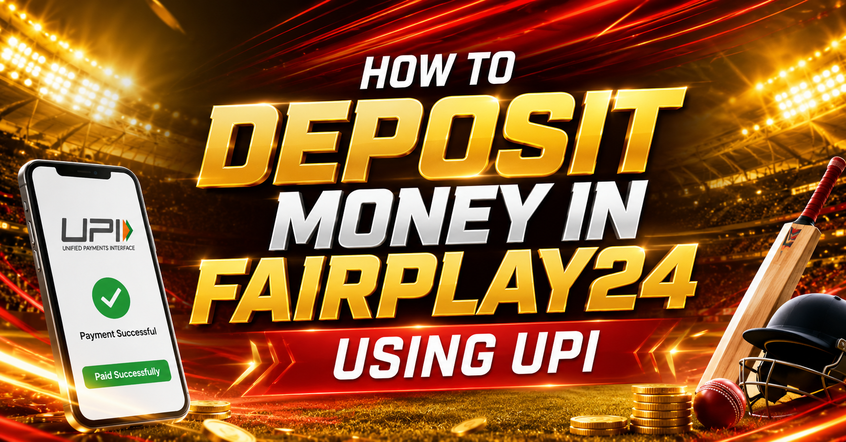 How to Deposit Money in Fairplay24 Using UPI
