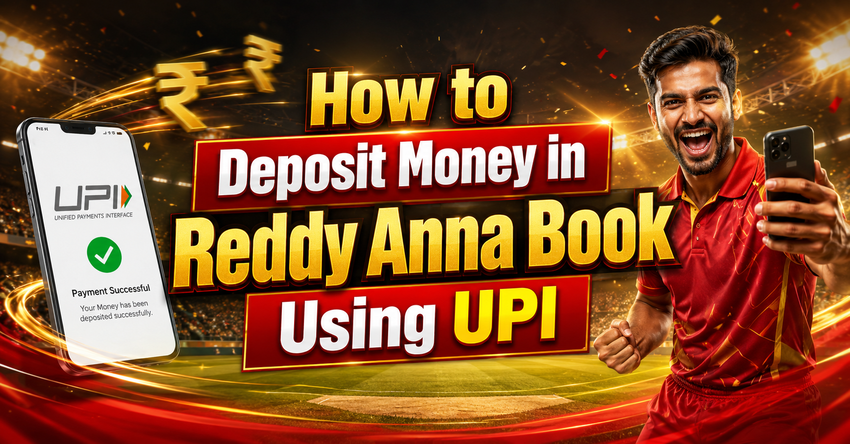 How to Deposit Money in Reddy Anna Book Using UPI