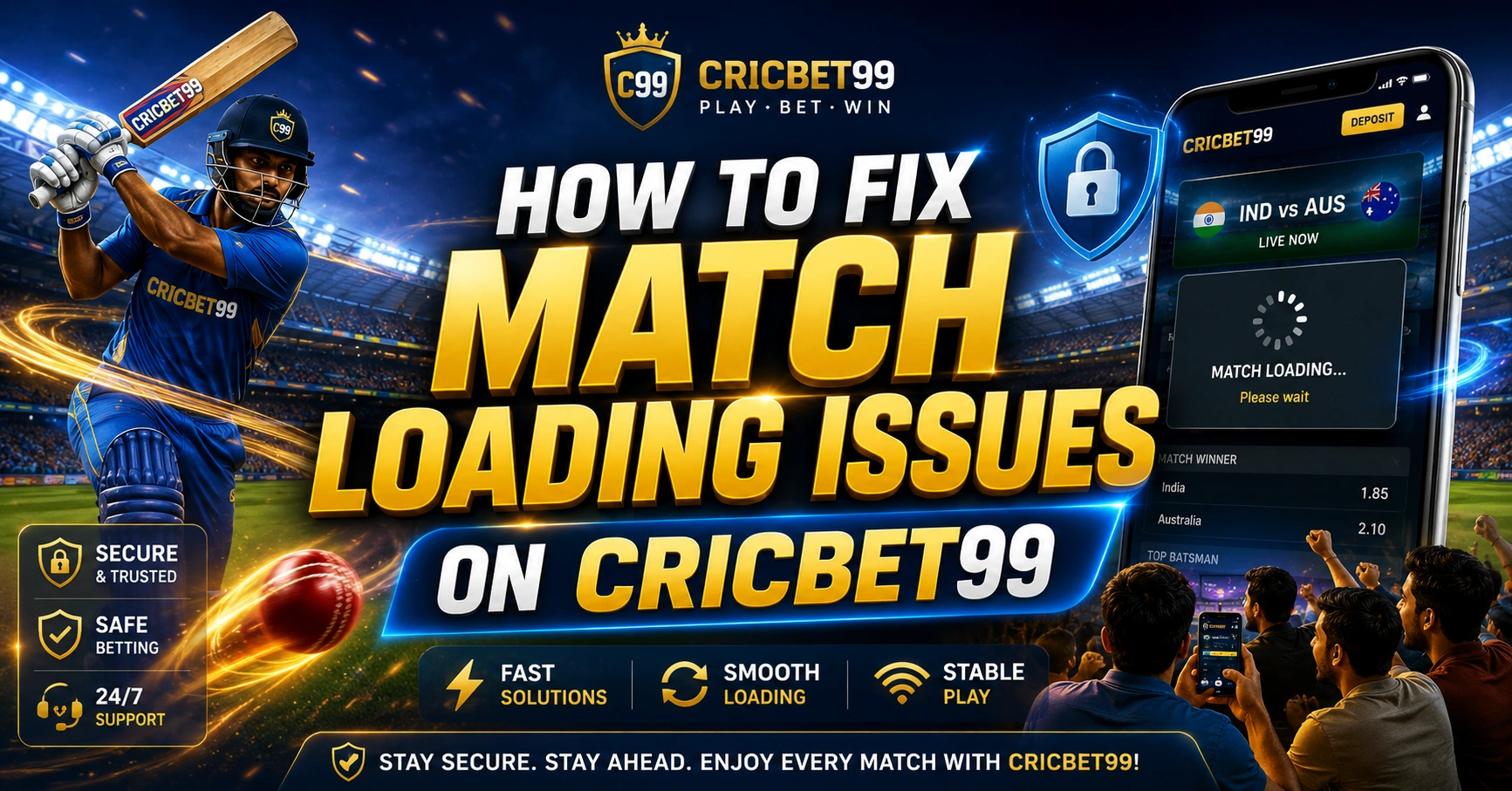 How to Fix Match Loading Issues on Cricbet99?