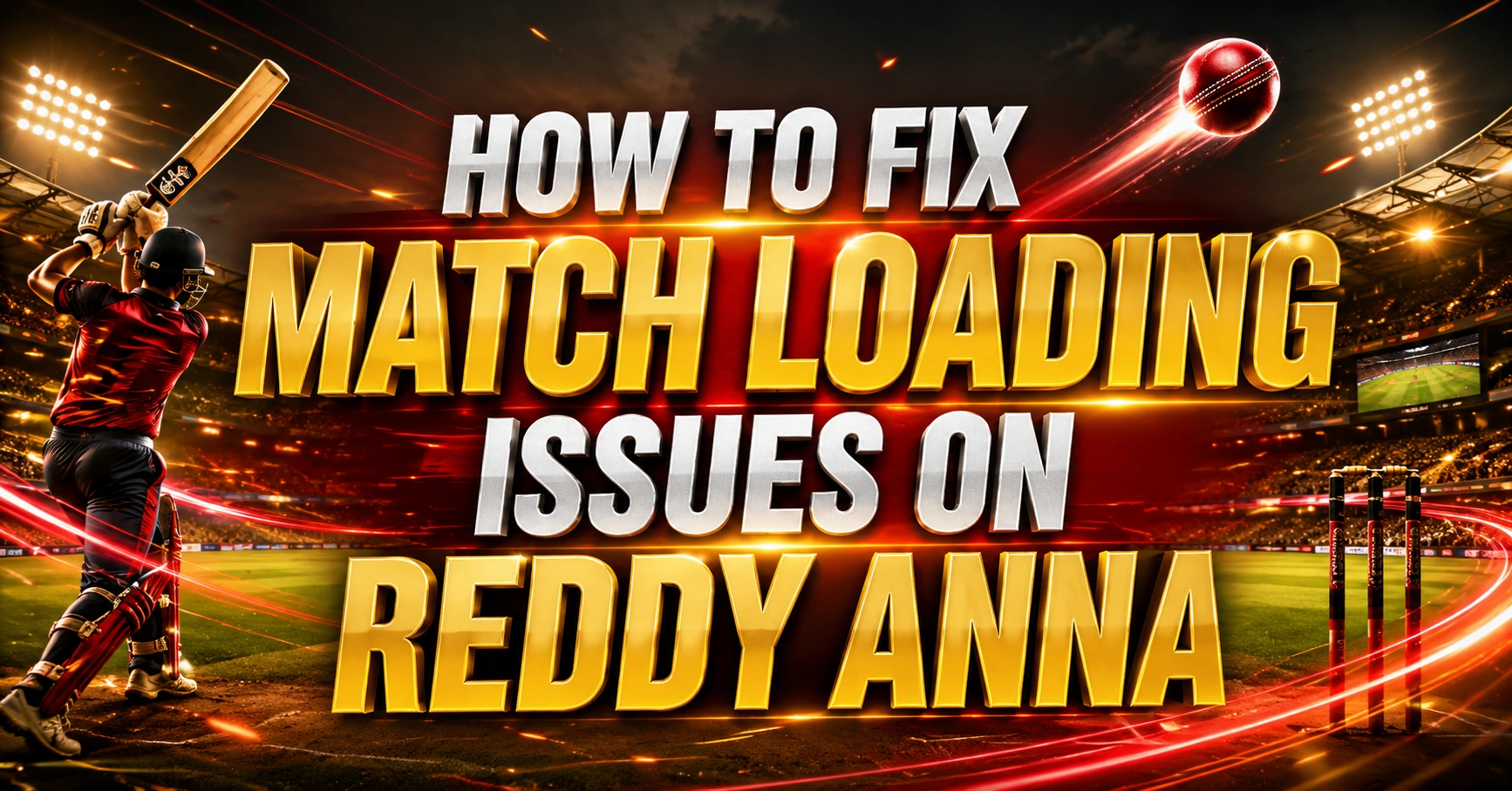 How to Fix Match Loading Issues on Reddy Anna