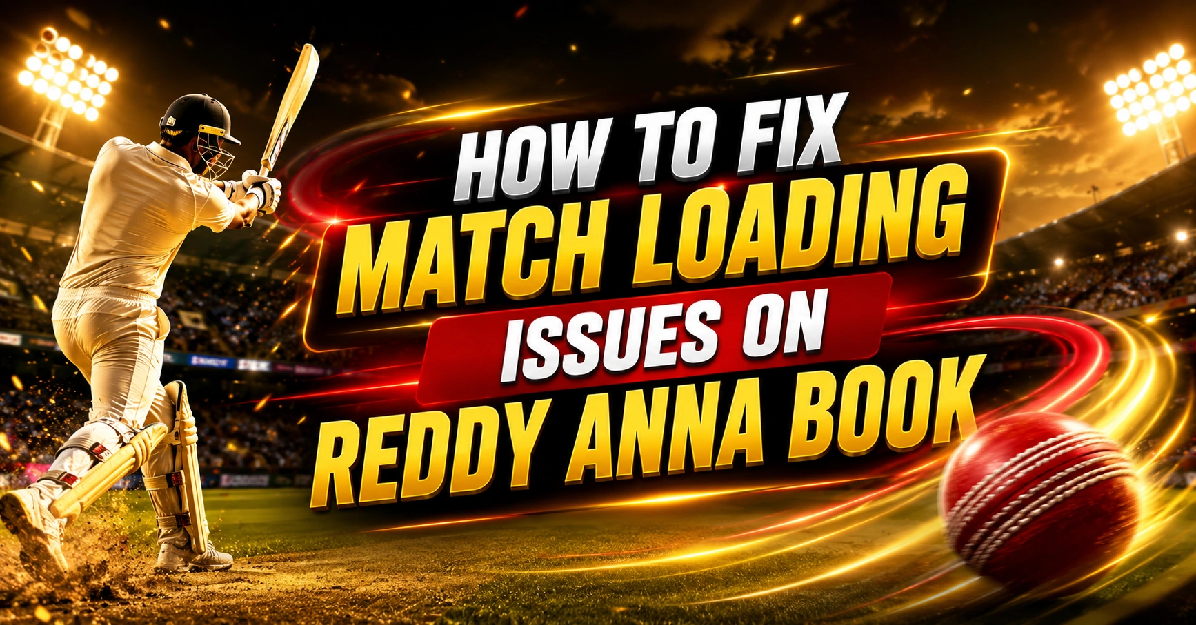 How to Fix Match Loading Issues on Reddy Anna Book