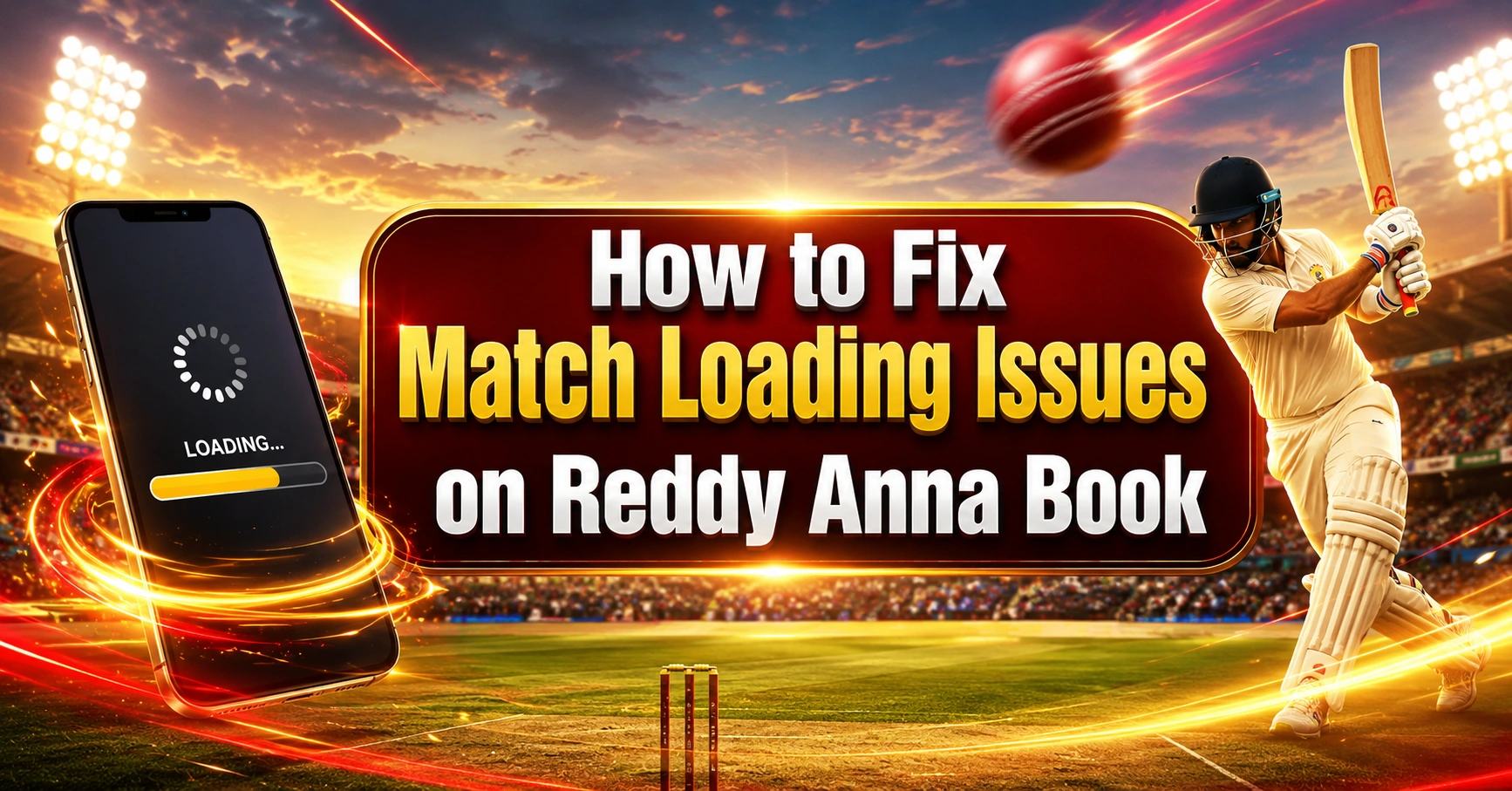 How to Fix Match Loading Issues on Reddy Anna Book?