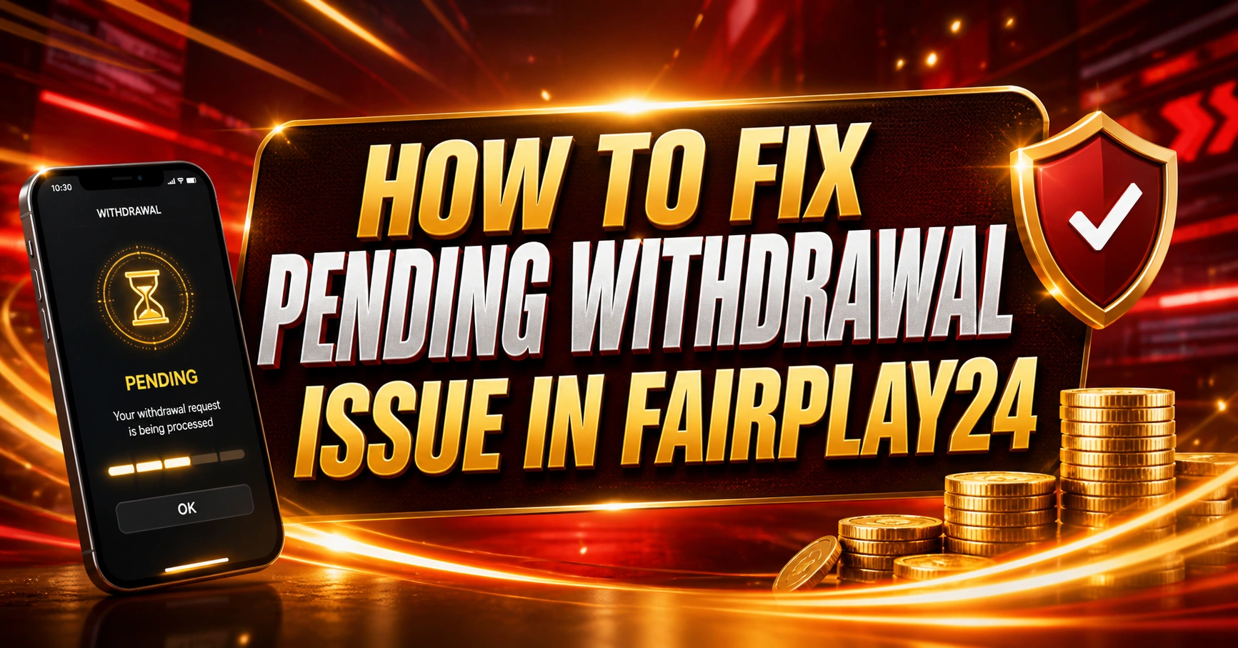 How to Fix Pending Withdrawal Issue in Fairplay24