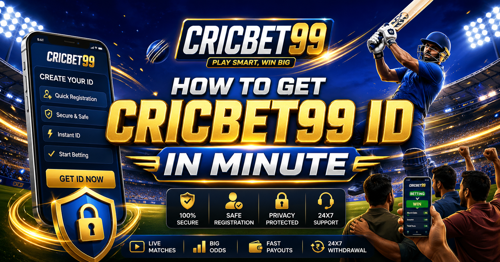 How to Get Cricbet99 ID in Minute