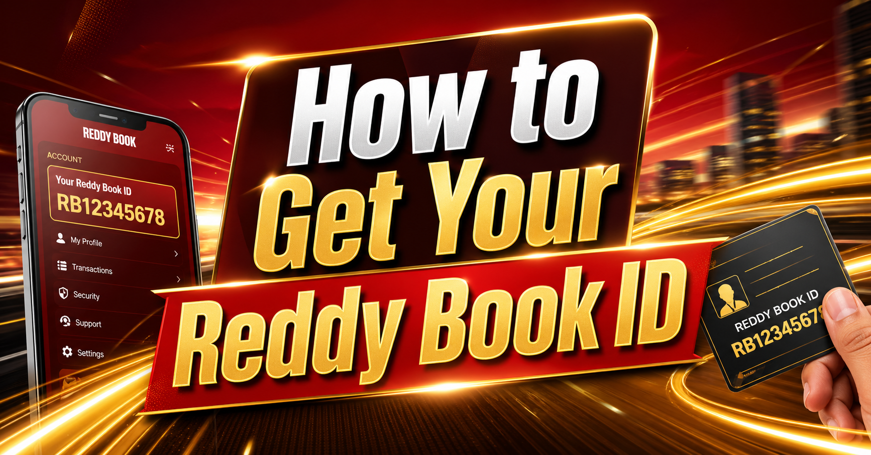 How to Get Your Reddy Book ID
