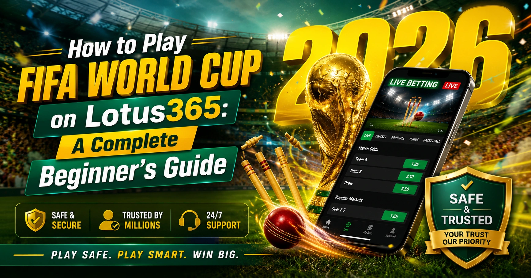 How to Play FIFA World Cup on Lotus365 A Complete Beginner's Guide