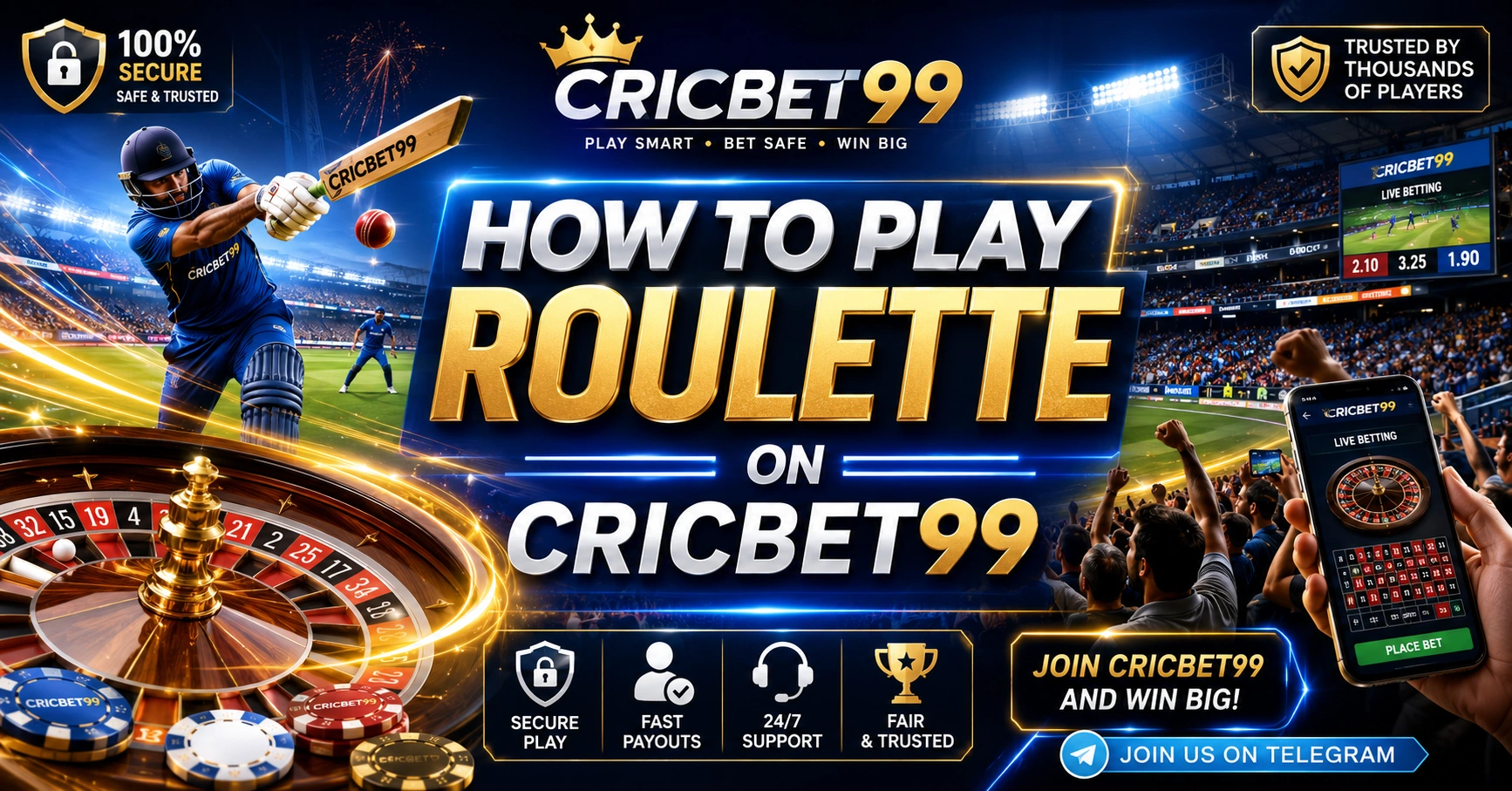 How to Play Roulette on Cricbet99