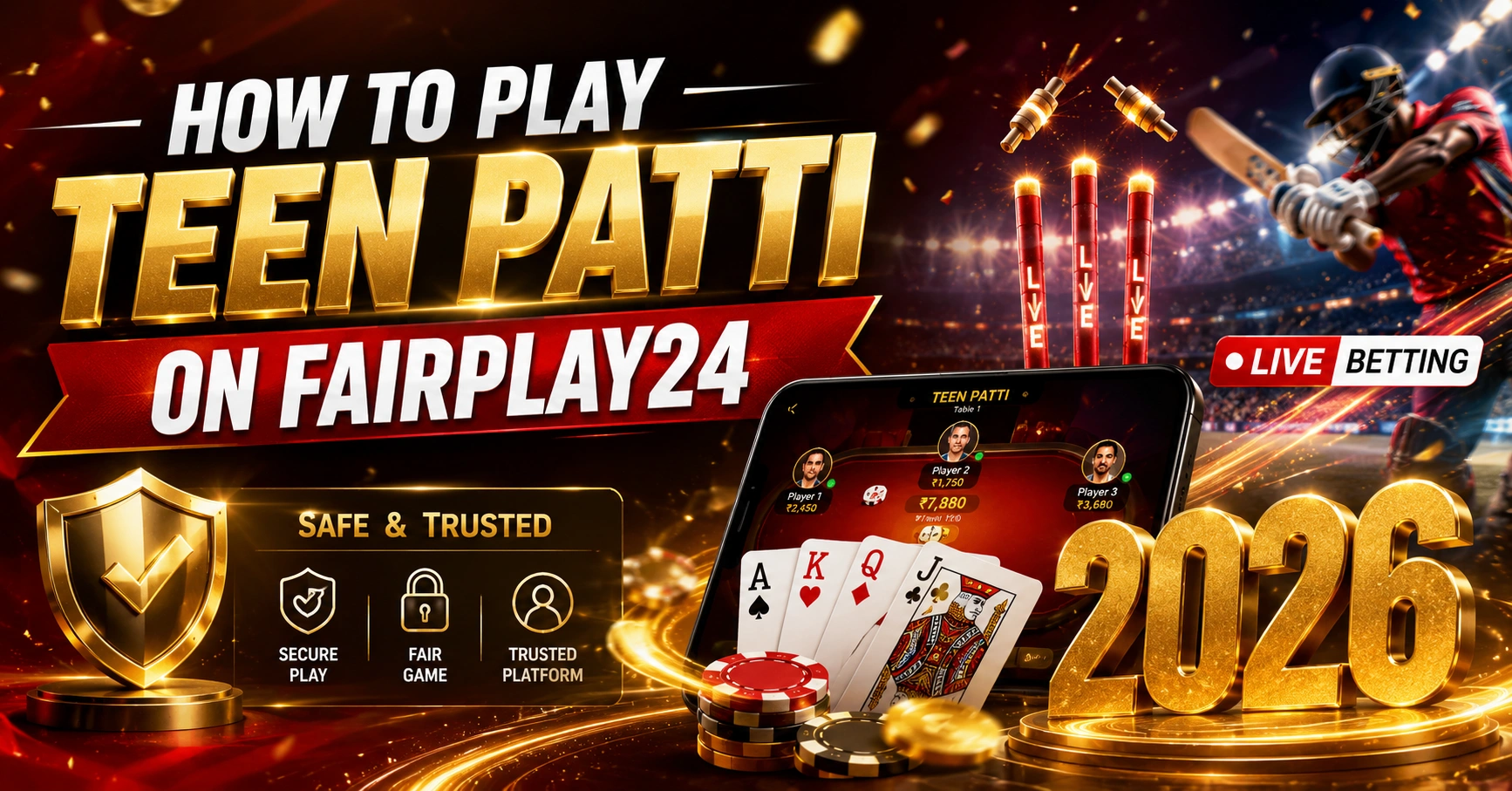 How to Play Teen Patti on Fairplay24
