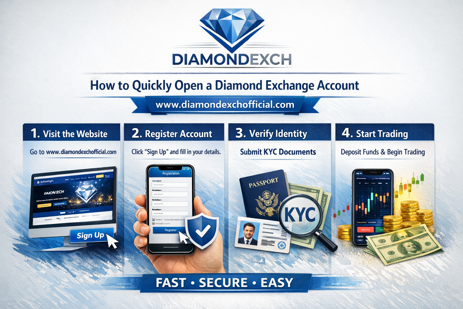 How to Quickly Open a Diamond Exchange Account