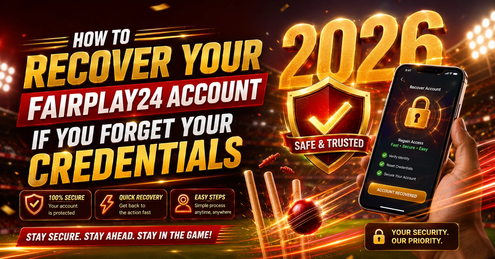 How to Recover Your Fairplay24 Account If You Forget Your Credentials