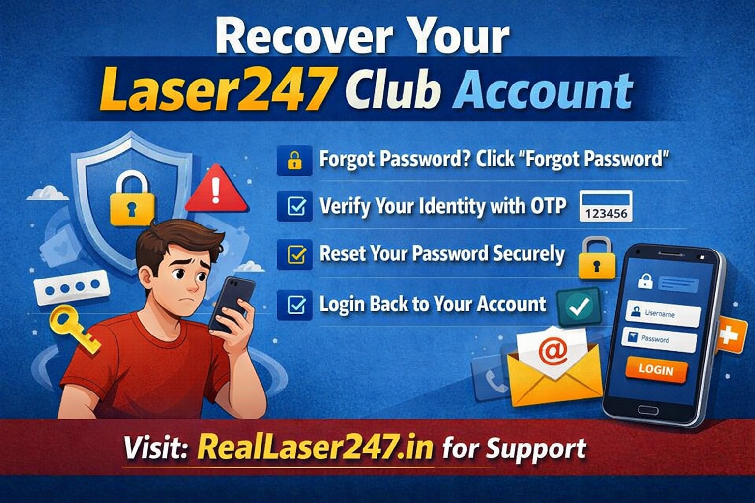 How to Recover Your Laser247 Club Account Easily and Safely