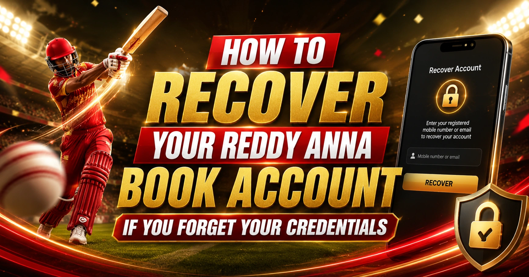 How to Recover Your Reddy Anna Book Account If You Forget Your Credentials