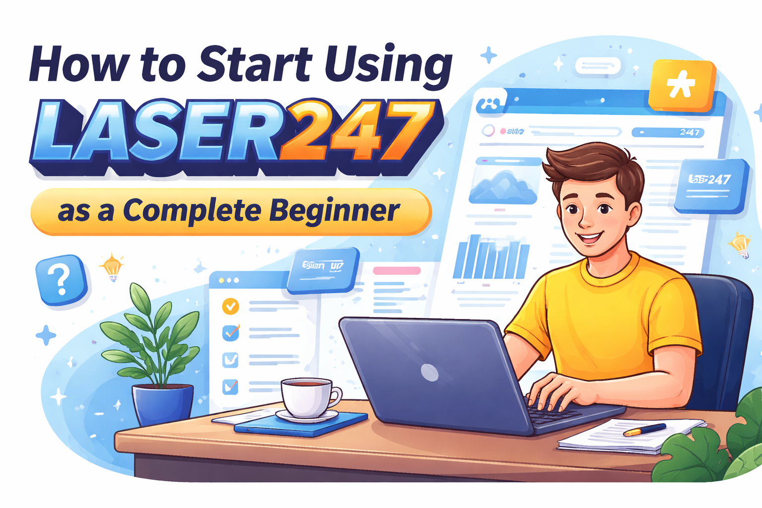 How to Start Using Laser247 as a Complete Beginner