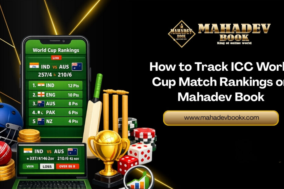 How to Track ICC World Cup Match Rankings on Mahadev Book
