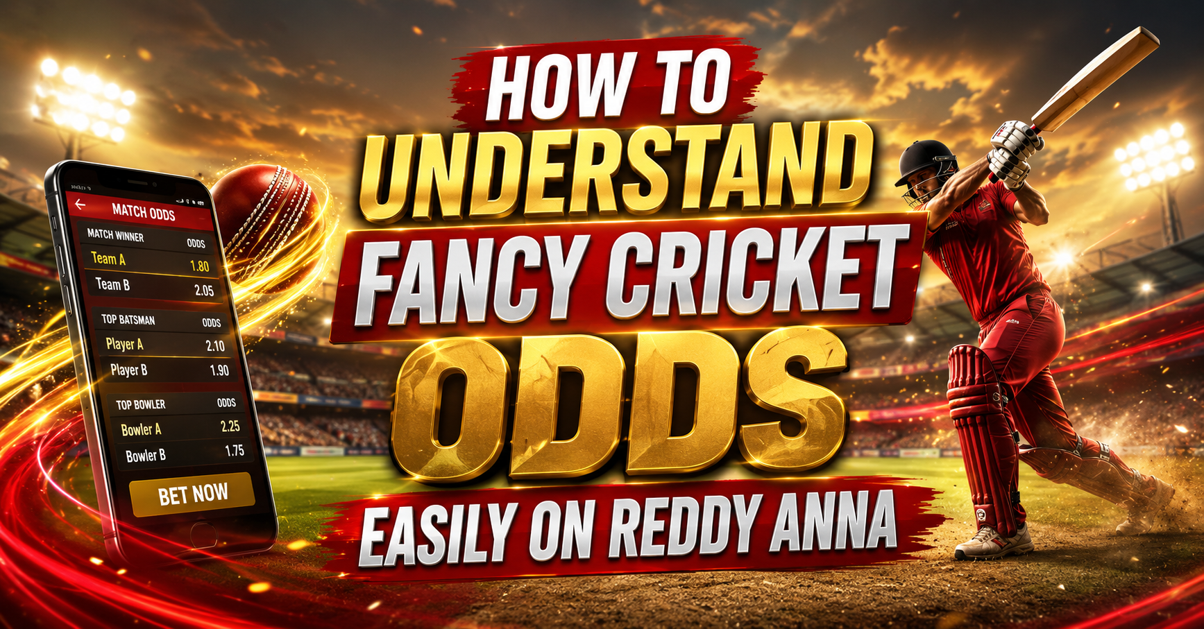 How to Understand Fancy Cricket Odds Easily on Reddy Anna