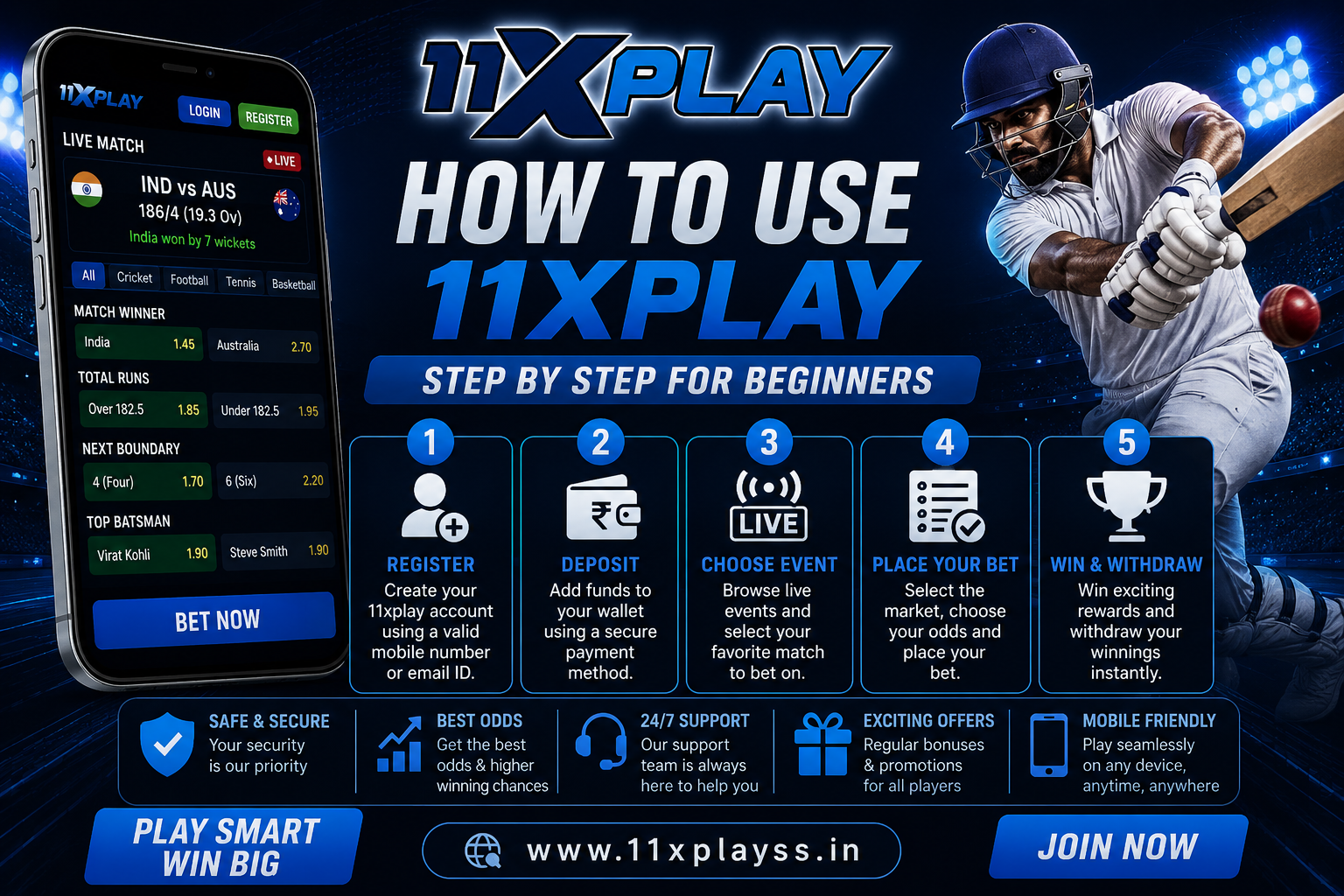 How to Use 11xplay Step by Step for Beginners