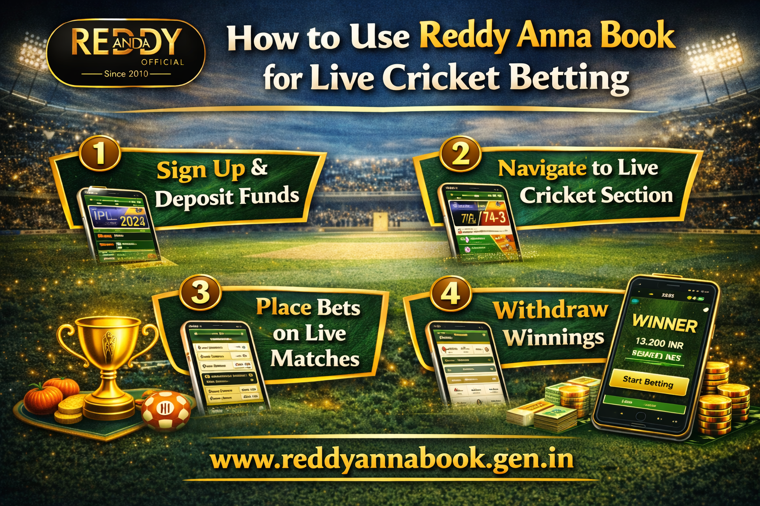 How to Use Reddy Anna Book for Live Cricket Betting
